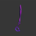 Purple Industrial Equipment With Scissor Shaped Design And Reflective Surface