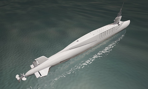 Modern Submarine 3d model