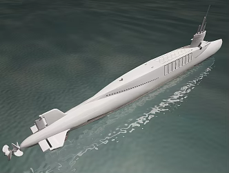 Modern Submarine 3d model