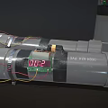 Explosive Weapon Featuring Pipe Structure Timer Display C4 Label And Wires 3d model