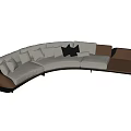 Modern Minotti Multiplayer Sofa 3d model