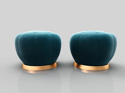 Light Luxury Sofa Bench Sofa 3d model