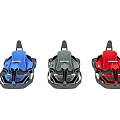 Colorful Anti Slip Footwear Covers In Blue Gray And Red For Outdoor Use