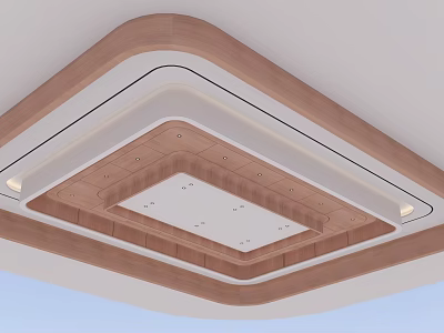 Modern Ceiling Waiting Hall Ceiling 3d model