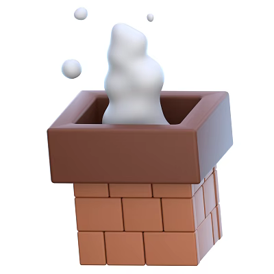 Modern Chimney Cartoon Chimney 3d model Modern Chimney Cartoon Chimney 3d model
