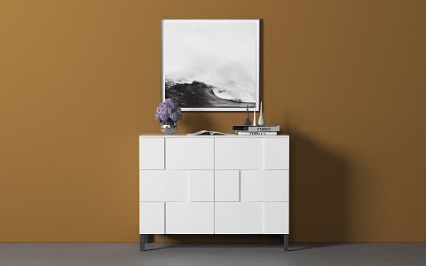 Modern Side Cabinet 3d model