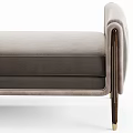 Modern Bed End Stool Fabric Bed End Stool Sofa Stool 3d model