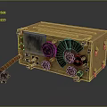 Vintage Military Weapon With Intricate Metal Mechanisms And Classic Retro Design Features
