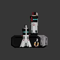 Modern Grenade Grenade Sci-fi Grenade 3d model