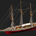 Modern Sailing 3d model