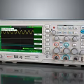 Digital Oscilloscope Electronic Measurement Tool With Green Waveform Display And Control Knobs