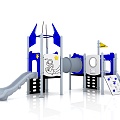 Slide Slide Slide Children's Slide Amusement Equipment Outdoor Slide Children's Combined Slide Outdoor Little Doctor Children's Amusement Equipment 3d model