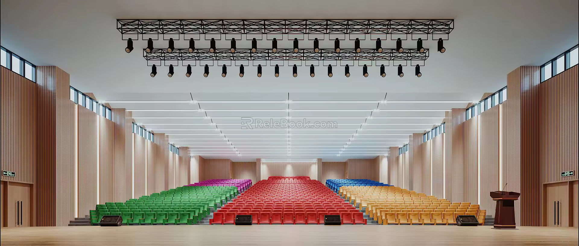 Modern Conference Hall 3d model