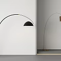 Stylish Black And Gold Arc Floor Lamps With Modern Minimalist Design For Home Decor
