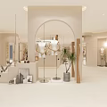 Elegant TIANMI Clothing Store Front With Modern Display And Bright Interior Lighting