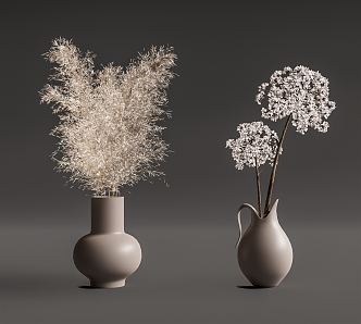 Silly Vase Hay Vase Combination 3d model