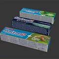 Biomed Toothpaste Products Featuring Different Flavors And Packaging For Daily Use 3d model