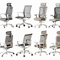 Modern Ergonomic Office Chairs With Mesh Back And Multiple Color Options