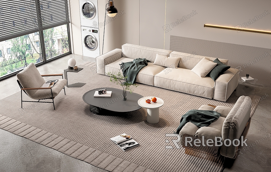 Modern Sofa Coffee Table Combination Sofa Coffee Table model