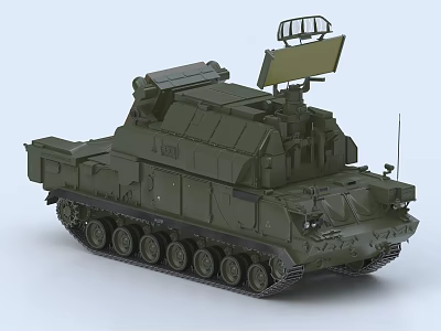 missile vehicle missile system missile launch vehicle radar system radar vehicle mine clearance vehicle 3d model