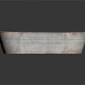 Vintage Galvanized Metal Oval Tub With Distressed Finish And Handle