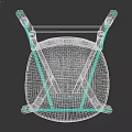 Modern Wooden Bar Stools with Sleek Design Upholstered Seats and Metal Cross Bars