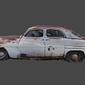 Rusty car 3d model