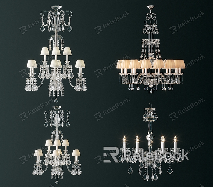 European-style crystal chandelier model