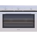 Built in Stainless Steel Kitchen Oven with Control Knobs and Glass Door
