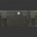 Gray Durable Household Storage Box With Lockable Design Matte Surface And Metal Buckles