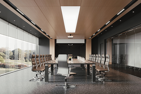 Modern Conference Room 3d model