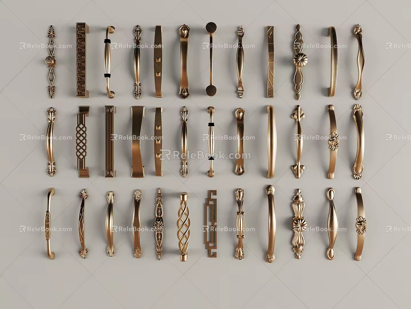 Handhandle cabinet handle 3d model