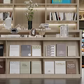 Book Art Inspired Reading Space With Wooden Bookshelves Numerous Books Blue Seats And Hanging Lights