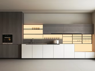 Modern Kitchen Cabinet Sideboard 3d model