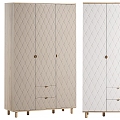 Modern Divan ru diamond pattern wardrobe 3d model