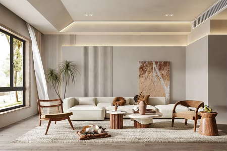 The Silent Living Room 3d model
