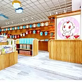Baby Products Specialty Store With Shelves Mannequin And Libero Diapers