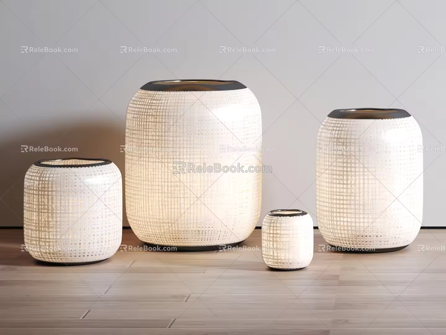 Quiet wind floor lamp table lamp lighting floor lamp 3d model
