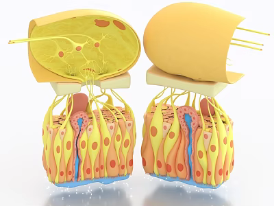 Modern Decorative Ornament Set With Creative Design For Home Living Decoration 3d model