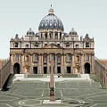 St. Peter's Basilica 3d model