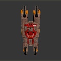 Sci-fi Tank Sci-fi Racing Cartoon Tank Sci-fi Vehicle 3d model