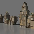 Historic European Architecture With Ornate Towers Domes Arched Facades And Classical Details