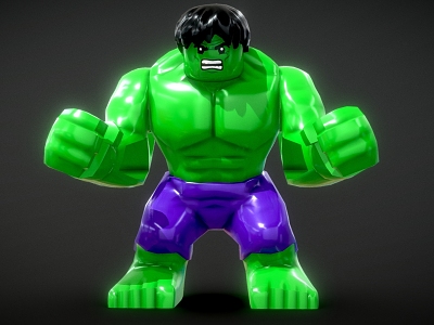 Toy Handmade Lego Doll Hulk Toy model