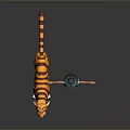 3D Animated Princess Jasmine With Tiger Rajah In Blue Outfit And Open Arms
