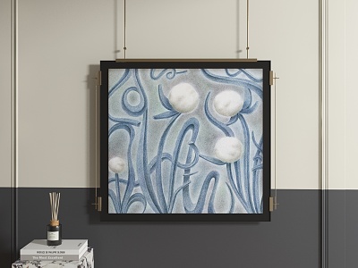 abstract decorative painting model