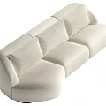 Middle-style multiplayer sofa 3d model