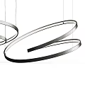 Elegant Modern Ring Shaped Hanging Chandelier Design For Interior Decor 3d model