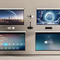 High Quality Projection Monitoring System With Clear Display Screens And Projector Devices