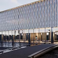 Modern Exhibition Hall Architecture Sales Office Architecture Exhibition Hall Architecture Demonstration Area Landscape 3d model