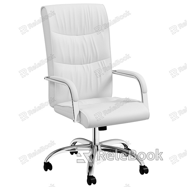 Leather office chair model